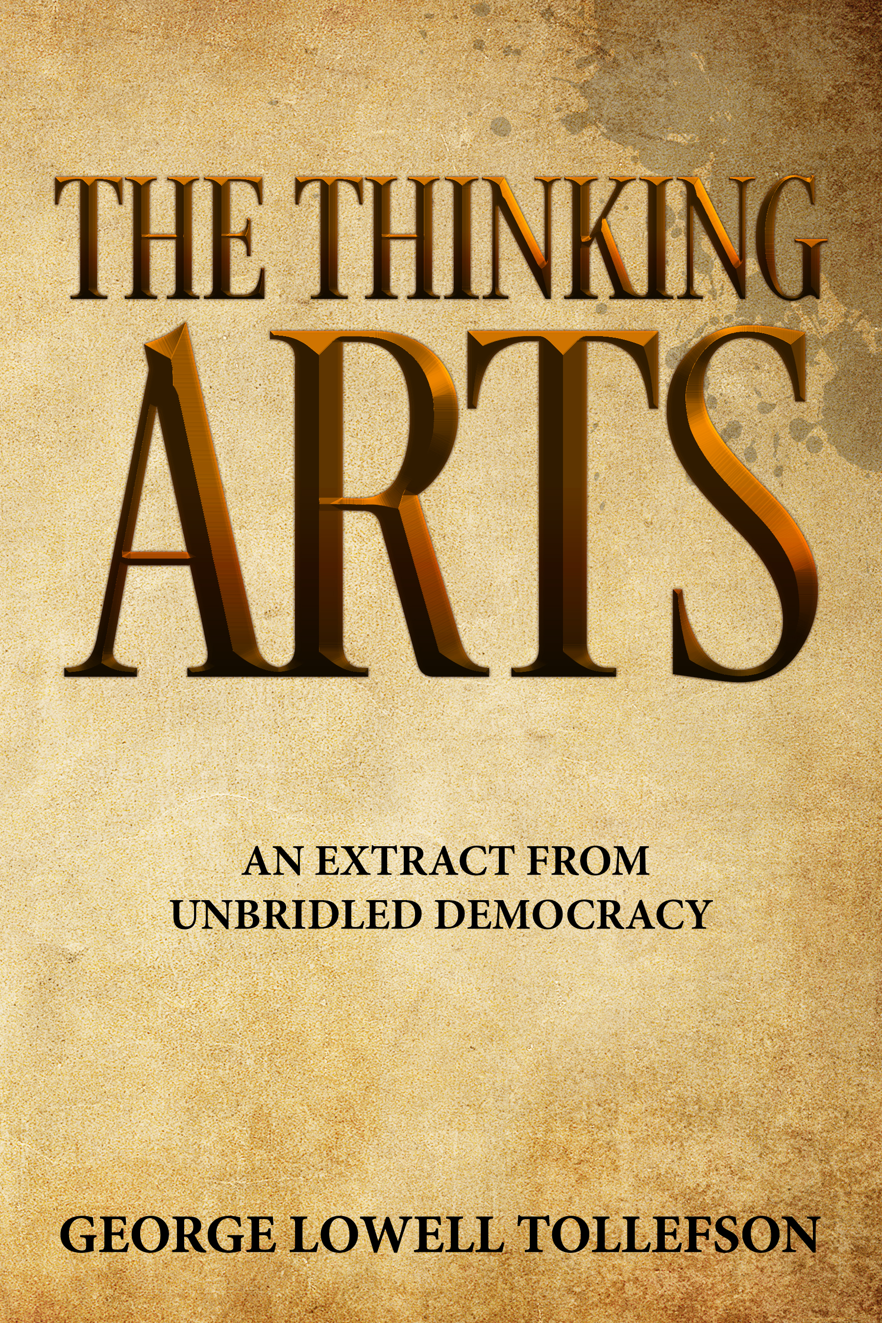 The Thinking Arts cover